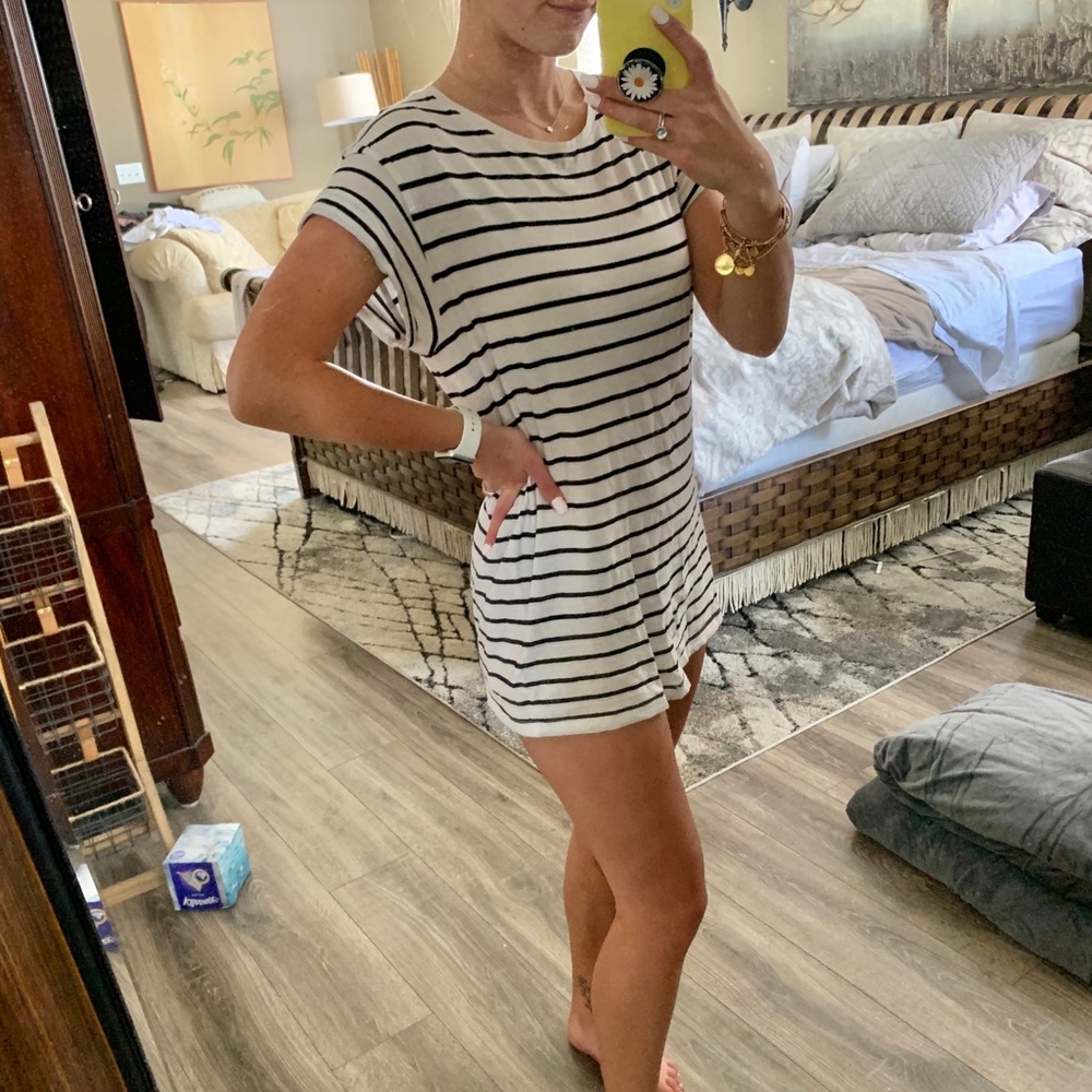 Charlotte Russe Striped T-shirt Dress